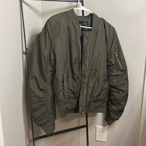 inso collection L green bomber jacket